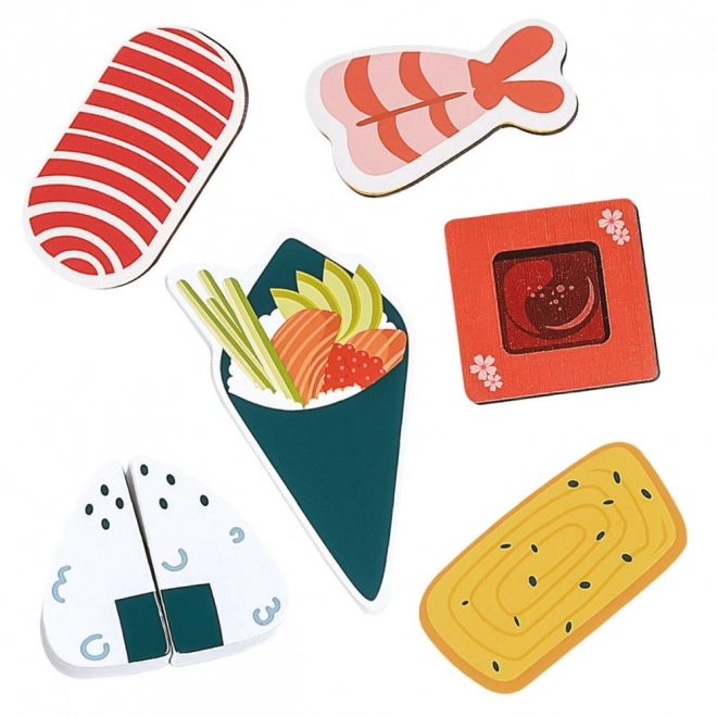 Drvene 3D puzzle Sushi bar od Bino