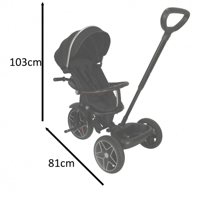 Trike Fix Elite tricikl kolica crna