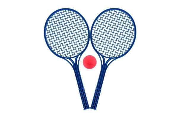 Mekani tenis plastične šarene + loptica 53cm u mreži