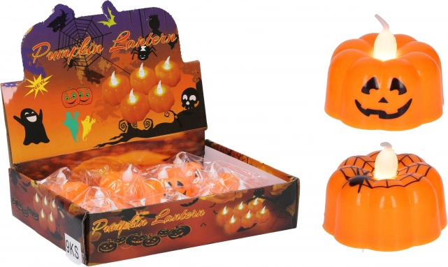 svjetleća halloween bundeva 4,8 × 4,8 × 4,3 cm