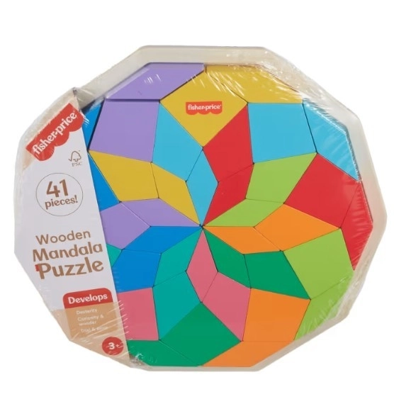 Drvene puzzle Mandala Fisher-Price