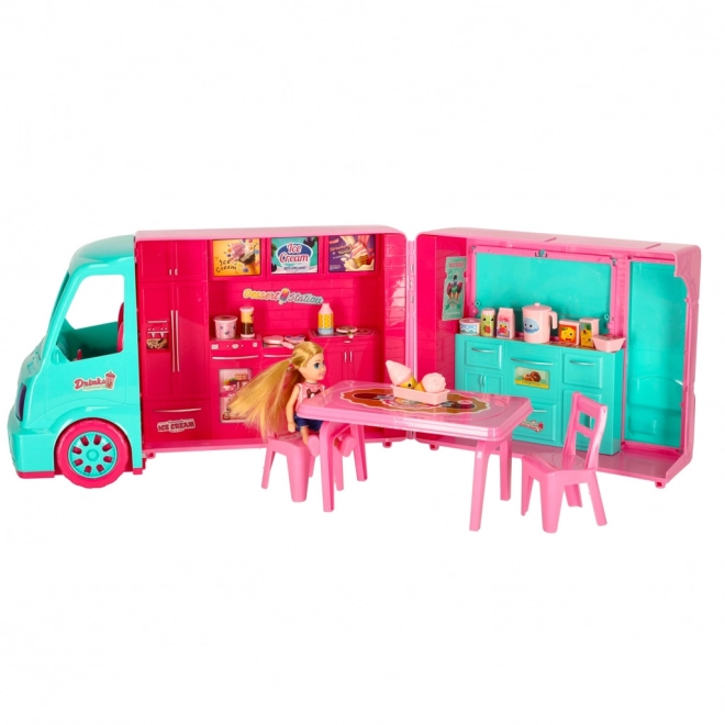 Kamper za lutke s food truckom