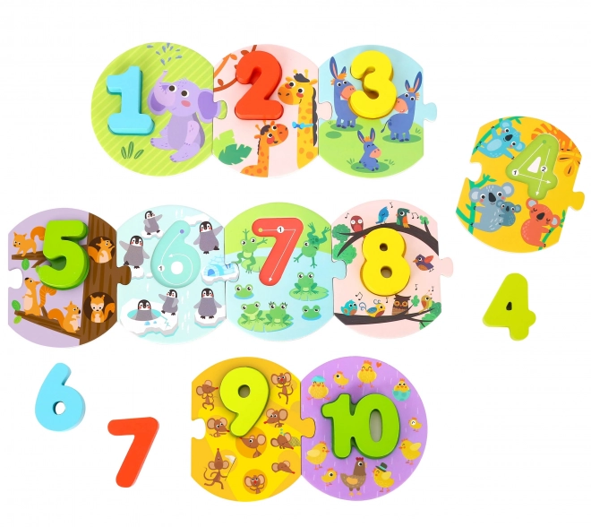Edukativna slagalica Montessori Tooky Toy
