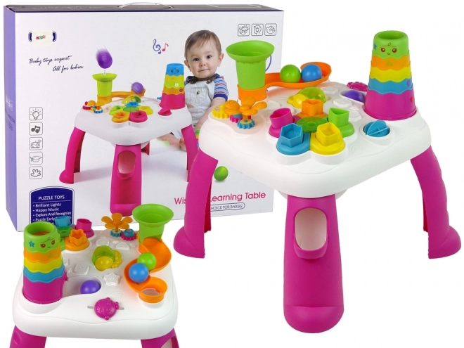 Interaktivni obrazovni stol Ball Sorter Slide Pink