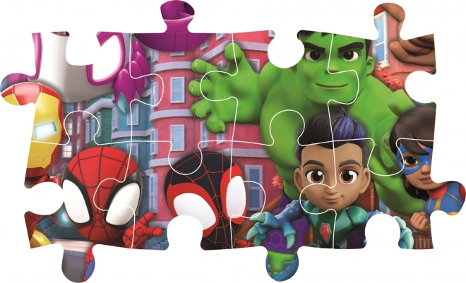 CLEMENTONI Puzzle Spidey i njegovi nevjerojatni prijatelji MAXI 24 dijela