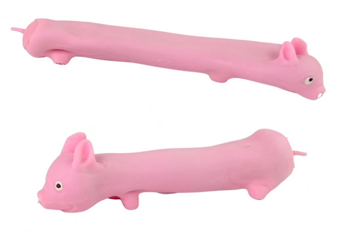 Elastična ružičasta squishy igračka svinjica
