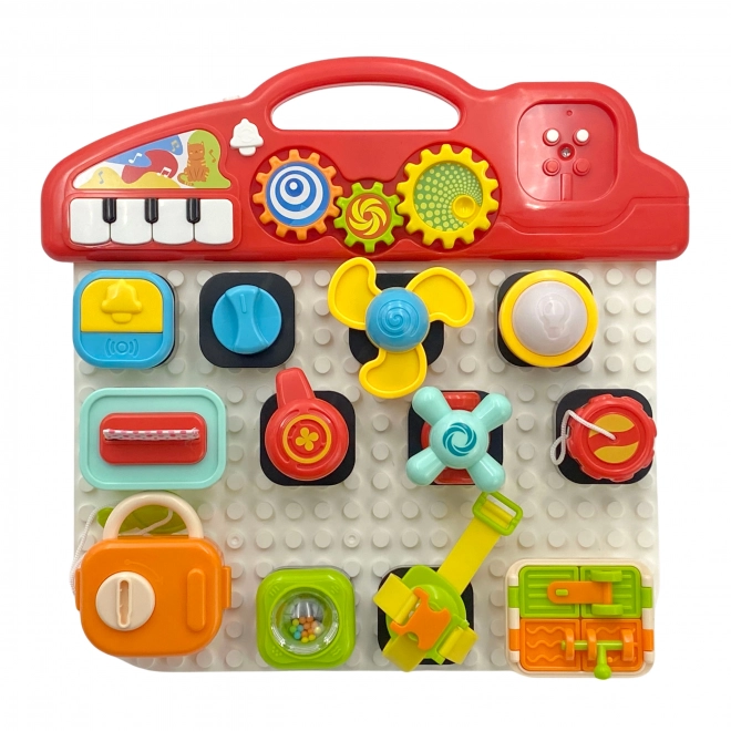 Woopie Montessori Dječji Manipulativni Panel Šareni Aktivni Panel