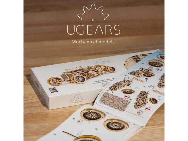 Ugears 3D puzzle - U9 Grand Prix auto 348 dijelova