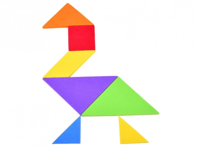 Šarena logička slagalica Tangram od meke pjene