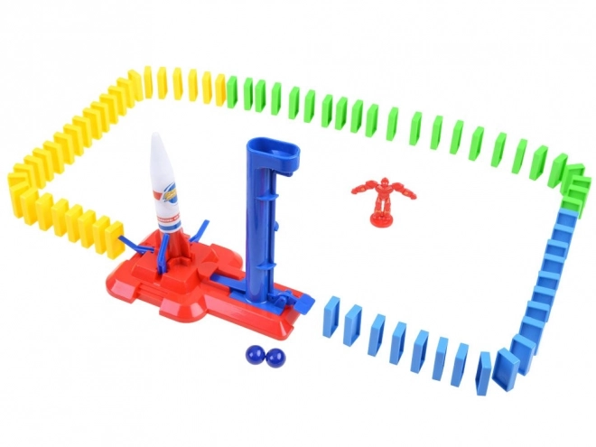 Svemirske domino s raketom - edukativna igračka