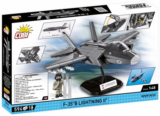 Model borbenog zrakoplova F-35B Lightning II od kockica