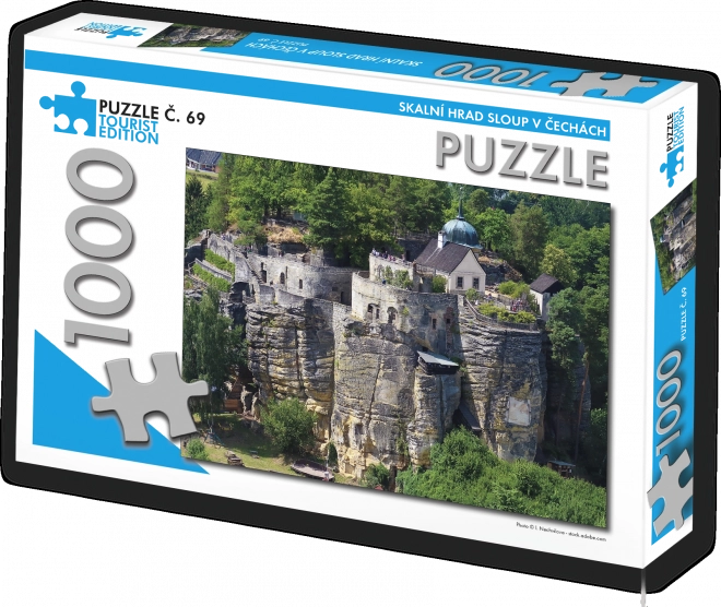 Turističke Puzzle Kameni grad Sloup u Češkoj 1000 dijelova
