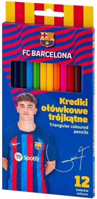 Trokutaste bojice ASTRA, 12 kom, FC Barcelona