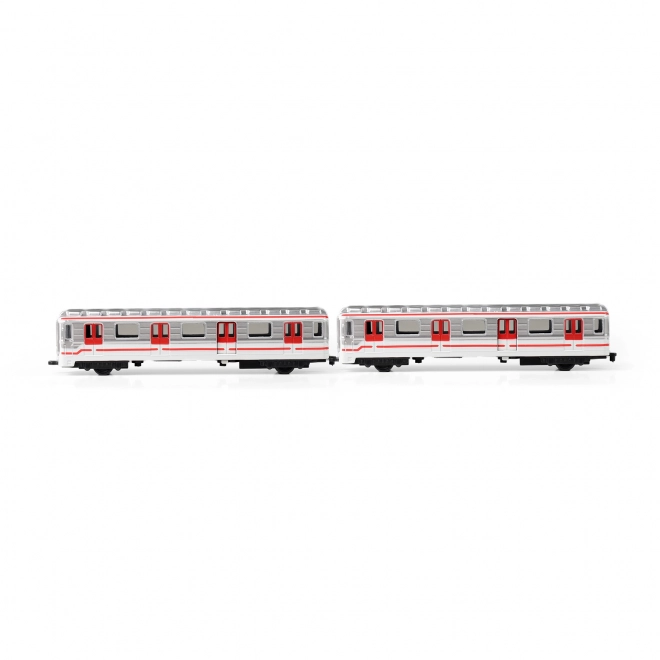 Praško metro metal 16 cm s povratnim navijanjem u kutiji 19,5x7x6 cm