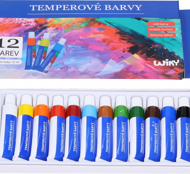 Temperne boje metalni set 12×12 ml