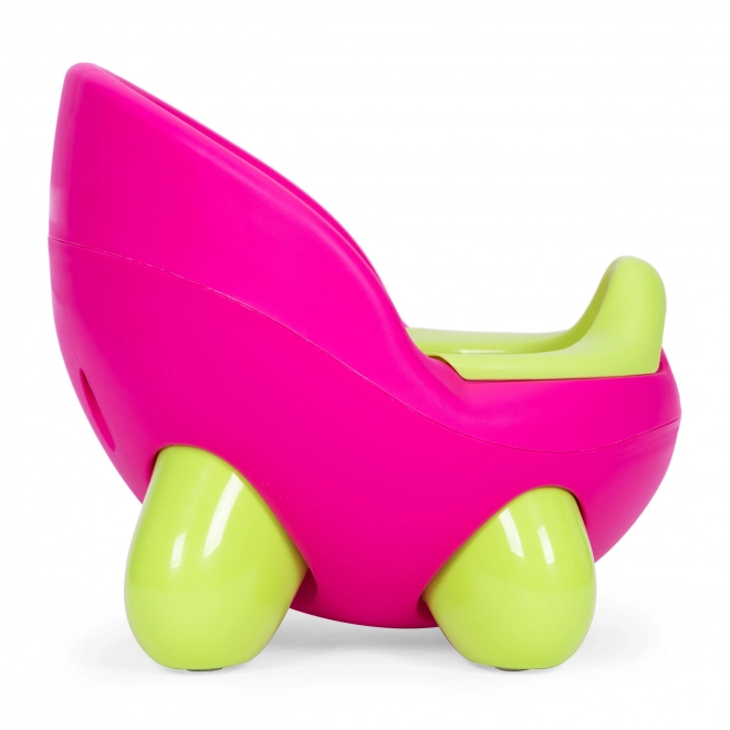 Dječji noćnik s ergonomskom potporom ECOTOYS ružičasto-zelene boje