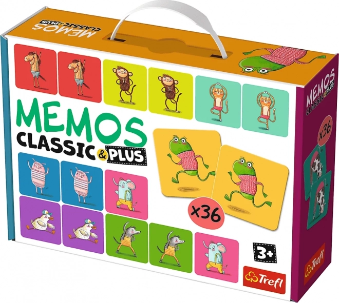 Pexeso Classic Plus Životinje u pokretu 3u1