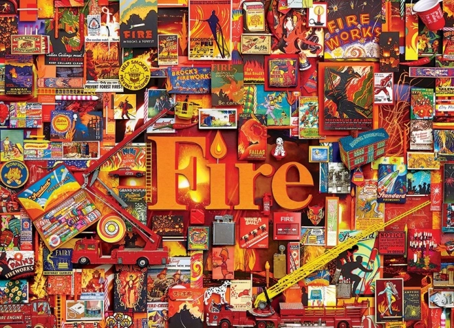 Puzzle COBBLE HILL Vatra 1000 komada