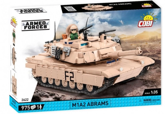 COBI 2622 Oružane snage Abrams M1A2, 1:35, 982 k, 1 f