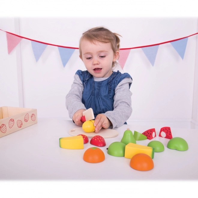 Bigjigs Toys Voće za rezanje u kutiji