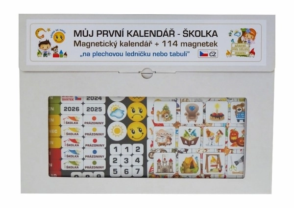 Magnetski kalendar - Vrtić 114 magnetskih komada
