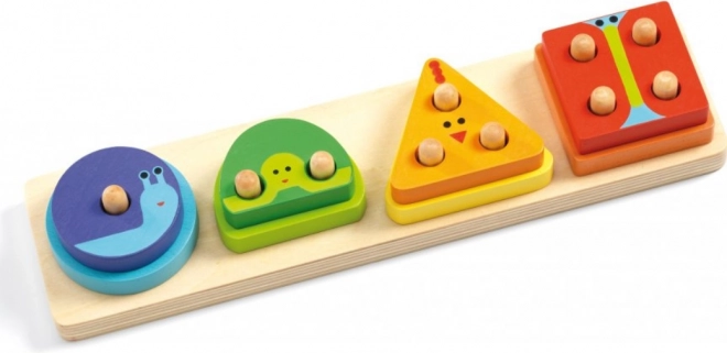 Djeco Puzzle - 1,2,3,4 Osnovni