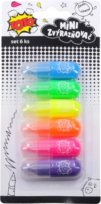 Mini markeri – set od 6 boja