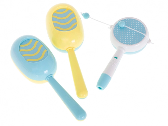 Set pastelnih glazbenih instrumenata