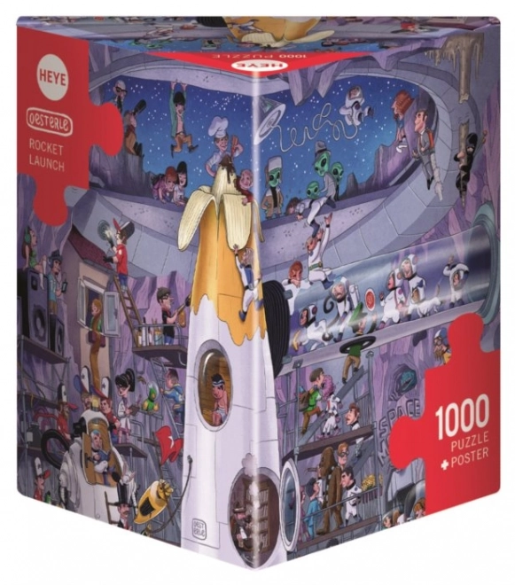 HEYE Puzzle Početak rakete 1000 dijelova