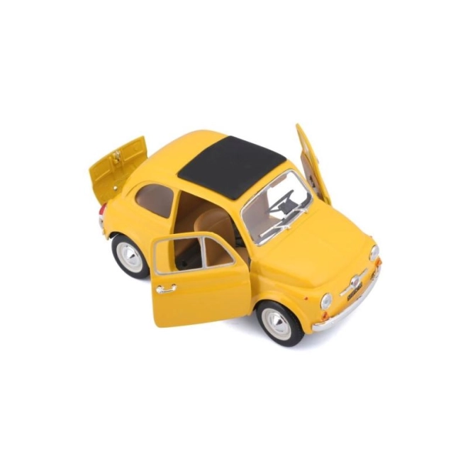 Bburago model automobila Fiat 500 F 1965 žuti 1:24