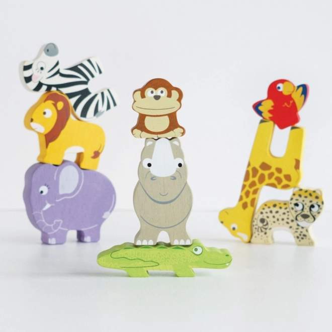 Le Toy Van Petilou Skladišta toranj Afrika 9 kom