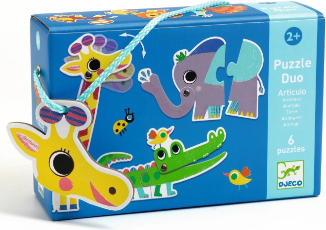 DJECO Puzzle Duo Životinje