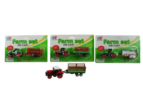 Traktor s prikolicom metalni