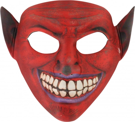Tekstilna maska vraga za karneval i Halloween