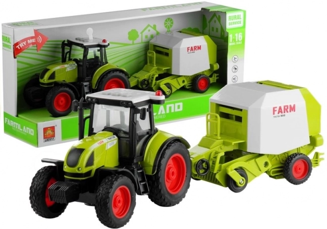 Traktor s lisom za bale