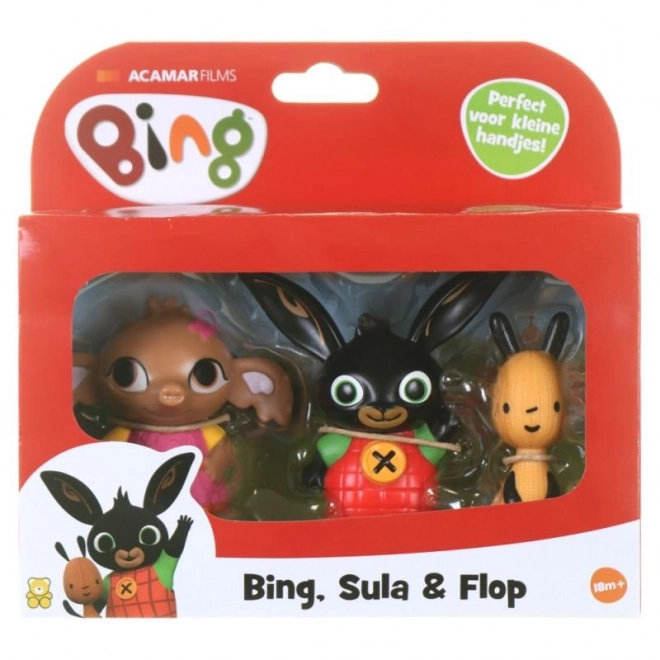 BING I FIGURICE PRIJATELJA 3 kom u setu - Bing, Flop, Sula