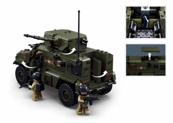 Sluban Model Bricks M38-B1179 Oklopno borbeno vozilo Tajfun