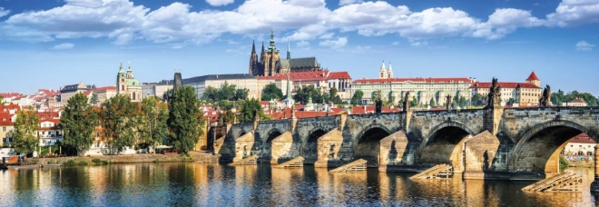 Dino panoramske puzzle Hradčani i Karlov most 1000 dijelova