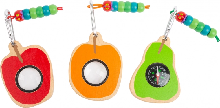 Istraživački alat za djecu Caterpillar s lupom i kompasom small foot