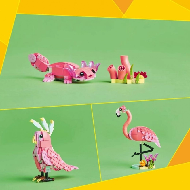 LEGO Creator 3 u 1 31170 Divlje životinje: Ružičasti plamenac