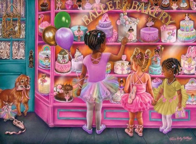 Puzzle Ravensburger slastičarnica za balerine XXL – 100 dijelova