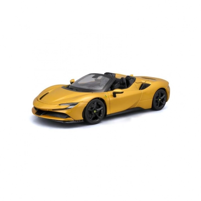 Bburago Ferrari SF90 Spider u mjerilu 1:18 - žuti