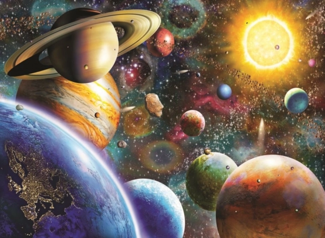 Puzzle s motivom planeta 1000 dijelova