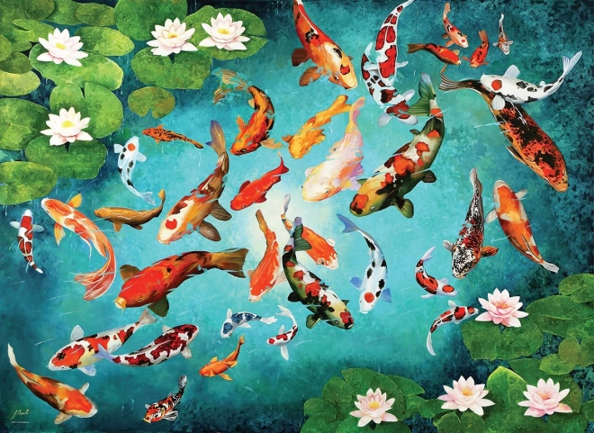 Puzzle EUROGRAPHICS koi šarani 1000 dijelova