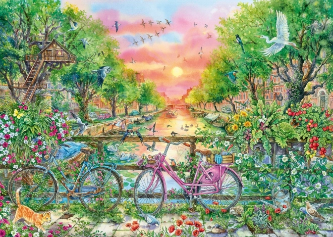 RAVENSBURGER Puzzle Bicikl u Amsterdamu 1000 dijelova