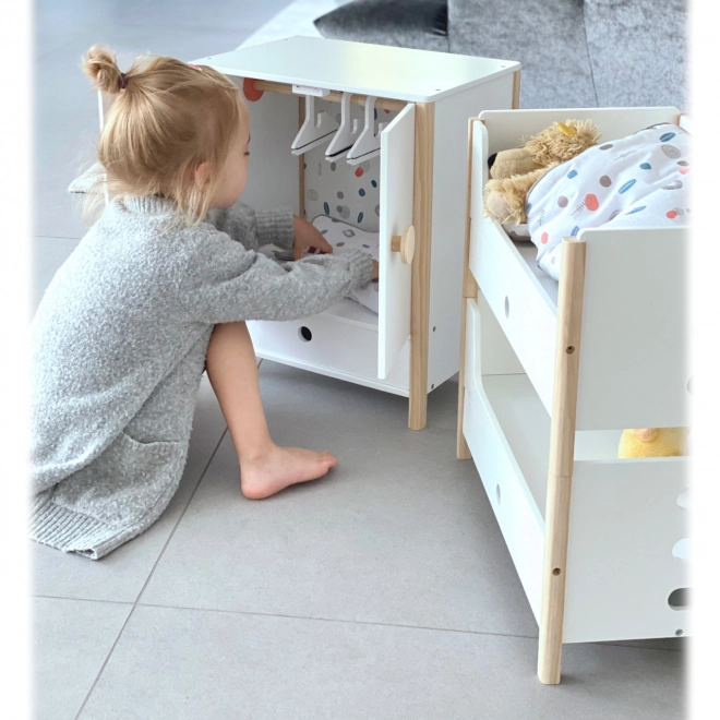 Small Foot Drvena posteljica Little Button