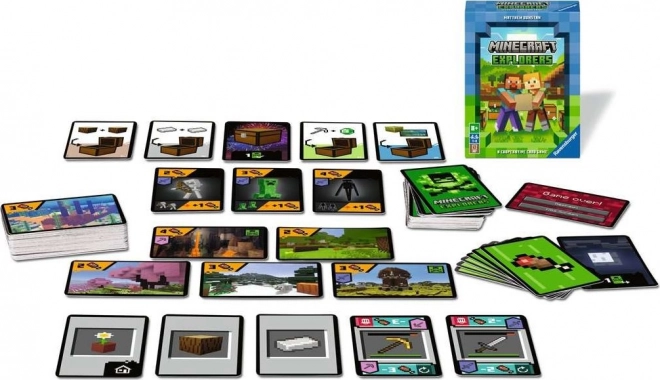 RAVENSBURGER Minecraft Explorers - kartaška igra