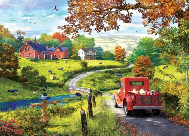 Puzzle Vožnja selom 1000 dijelova EUROGRAPHICS