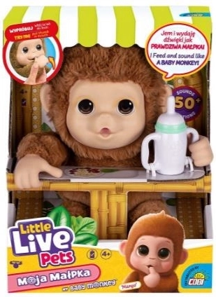 Interaktivni maskota Little Live Pets Majmun