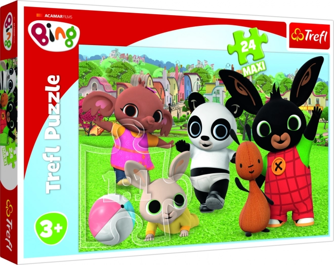 Trefl puzzle 24 Maxi Bing Zabava u parku